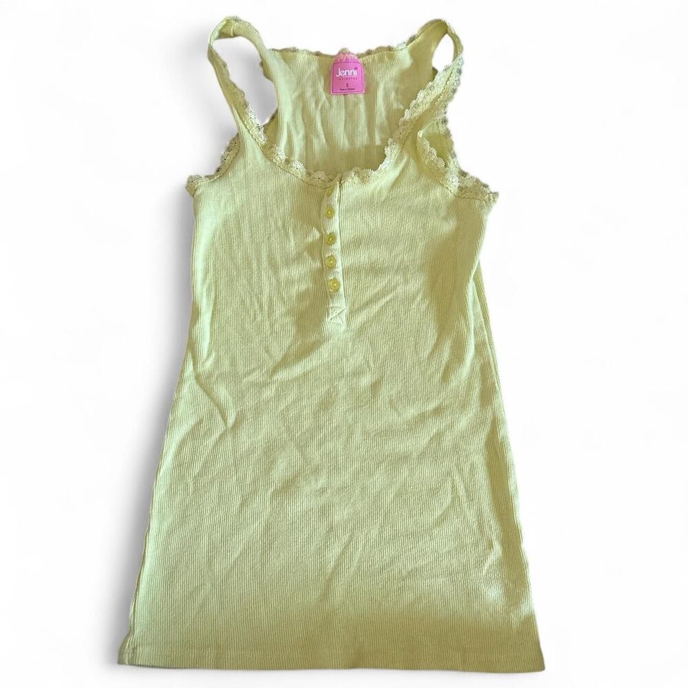 Jenni Women's Yellow and Green Vest